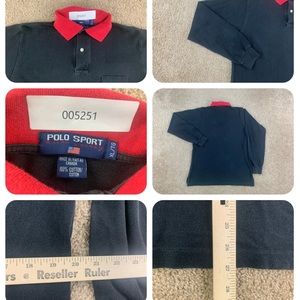 Polo Rugby shirt xl, good condition, measurements listed.